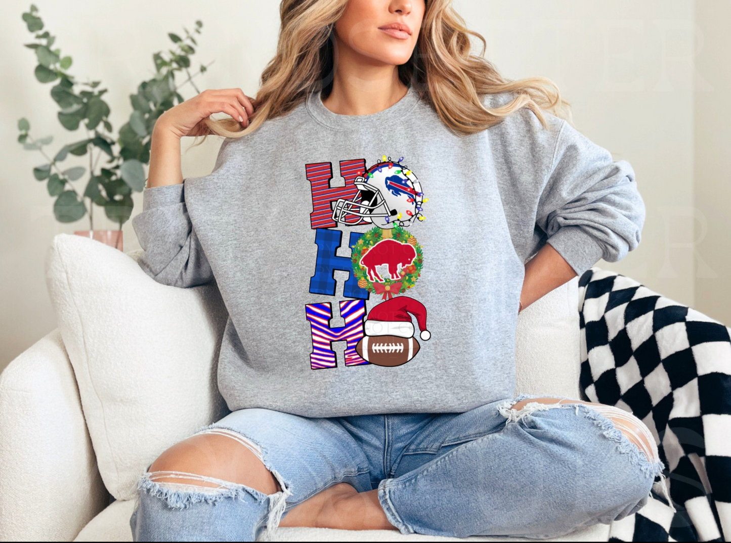 Ho Ho Ho Buffalo Bills Christmas Shirt