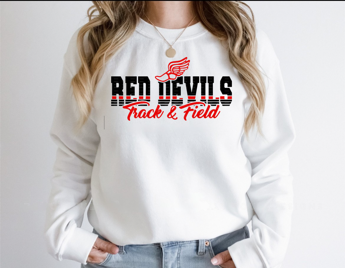 Red Devils Track & Field Shirt