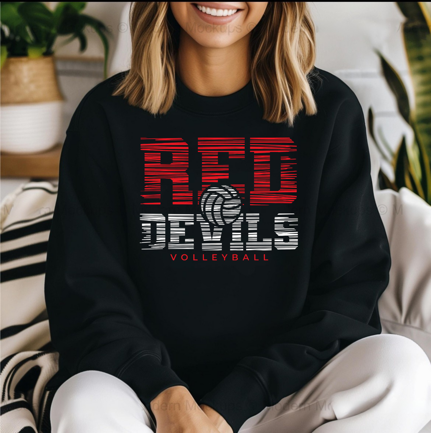 Red Devils Volleyball Shirt