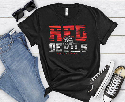 Red Devils Volleyball Shirt