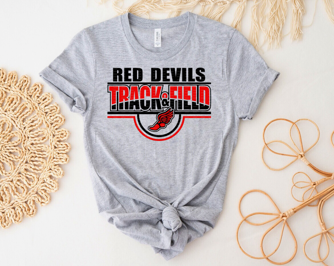 Red Devils Track & Field Shirt