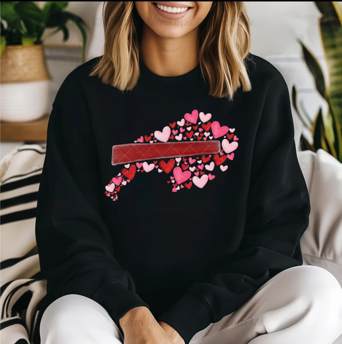 Buffalo Bills Valentine Sweatshirt