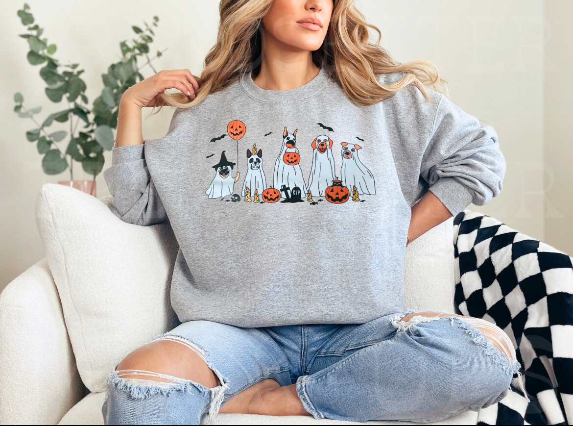 Retro Dog Halloween Shirt