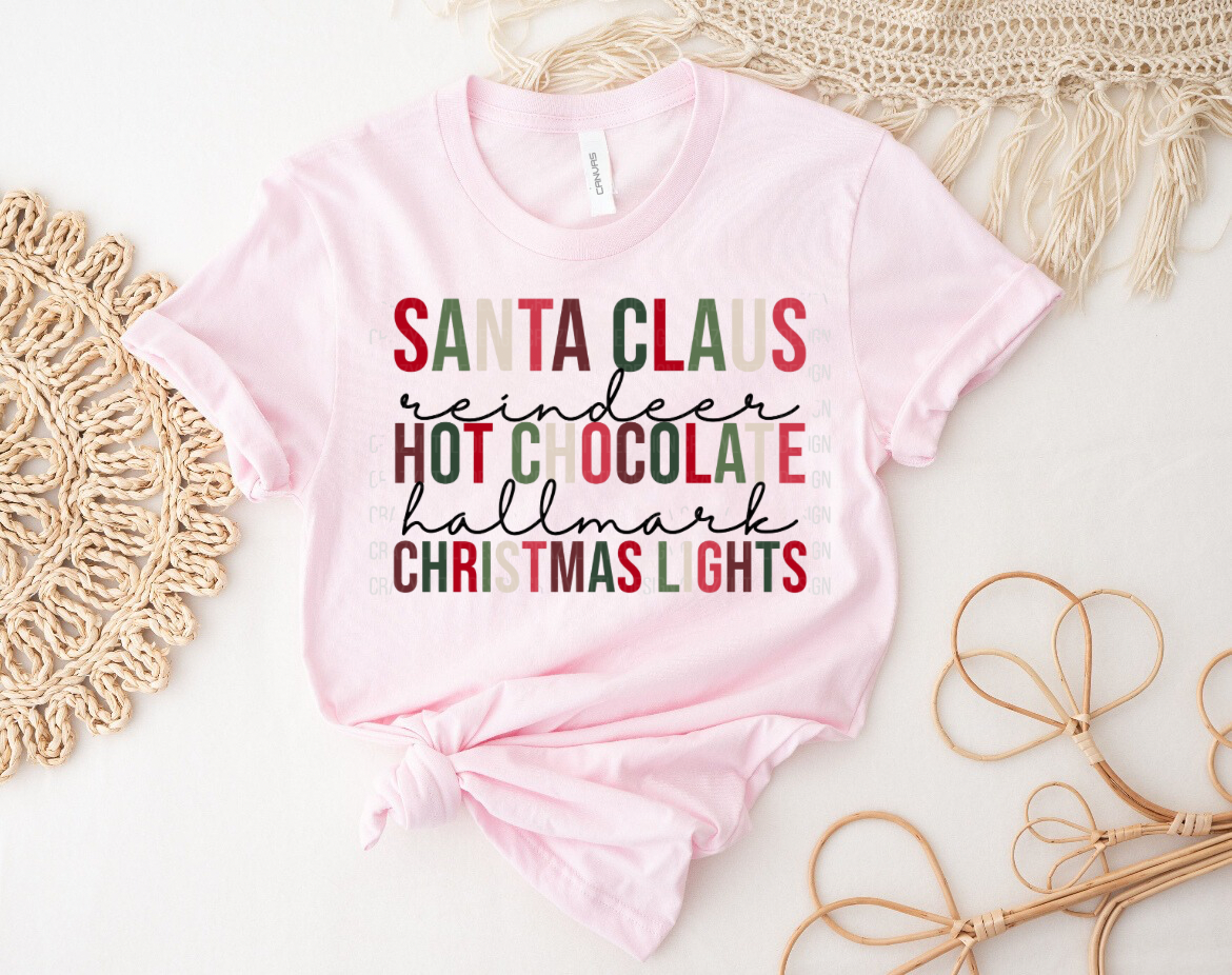 Santa Claus Reindeer Hot Cocoa Shirt