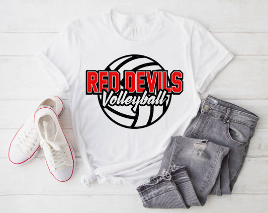 Red Devils Volleyball Shirt