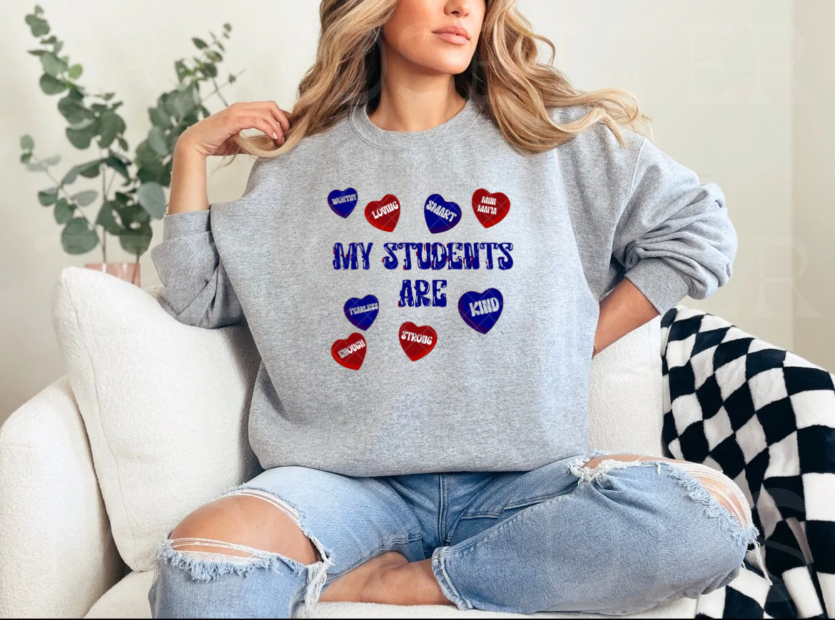 Buffalo Bills Teacher Valentine Sweatshirt