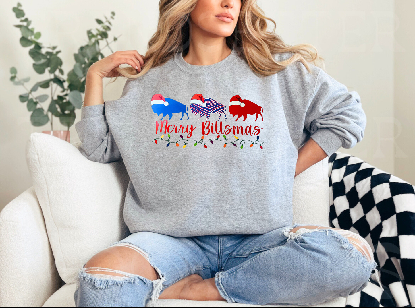 Merry Billsmas Buffalo Sweatshirt