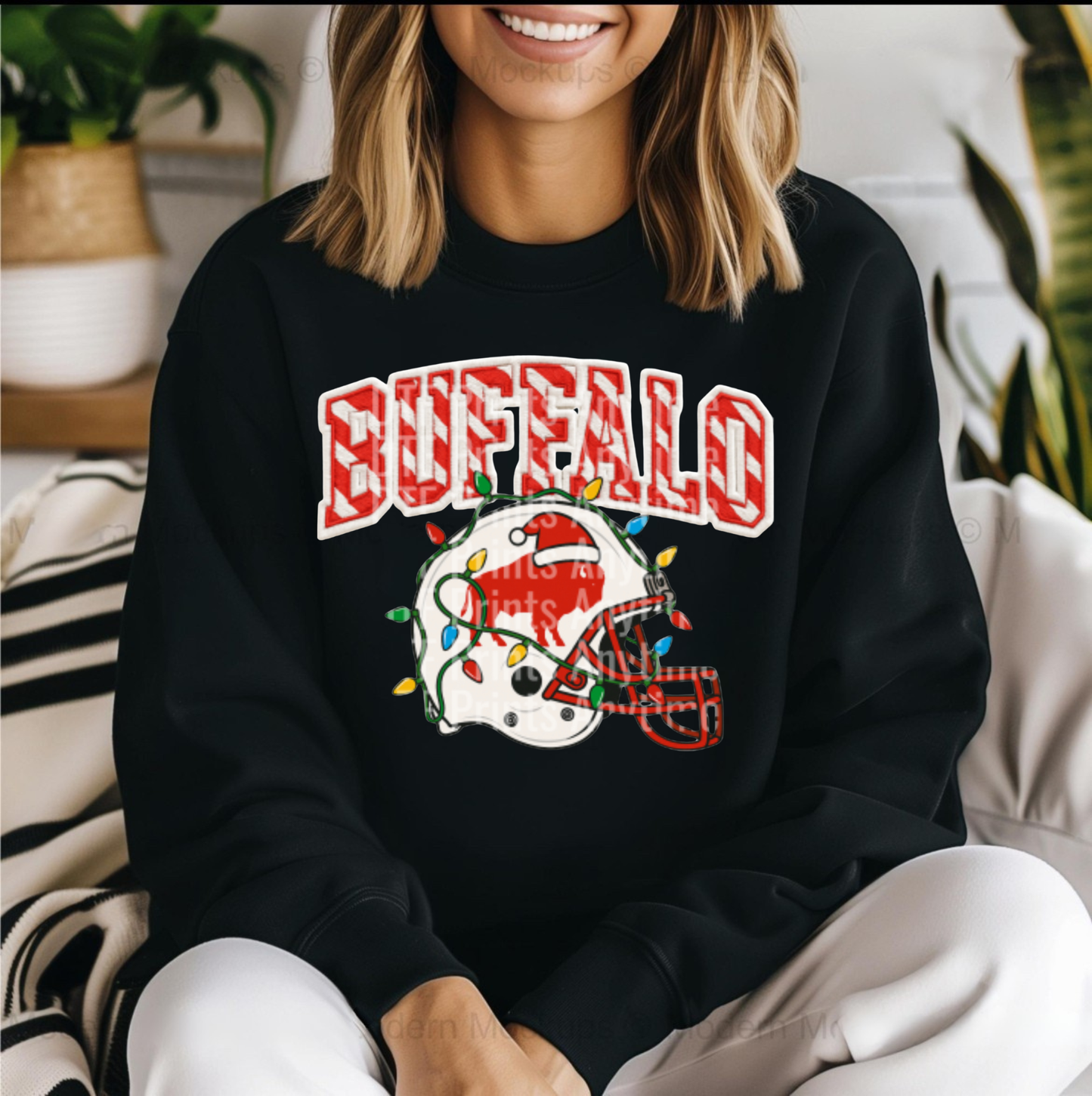 Buffalo Football Christmas Sweatshirt