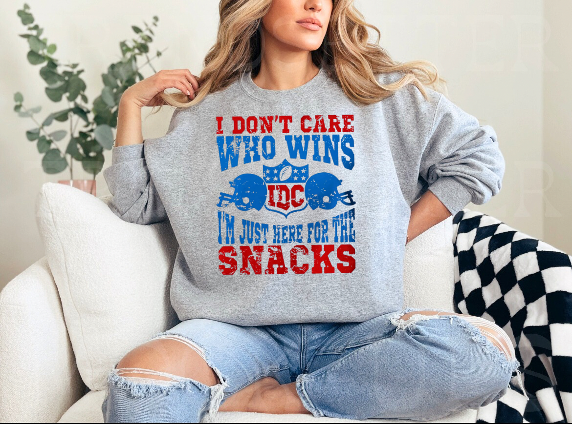 I Don’t Care Who Wins Super Bowl Shirt