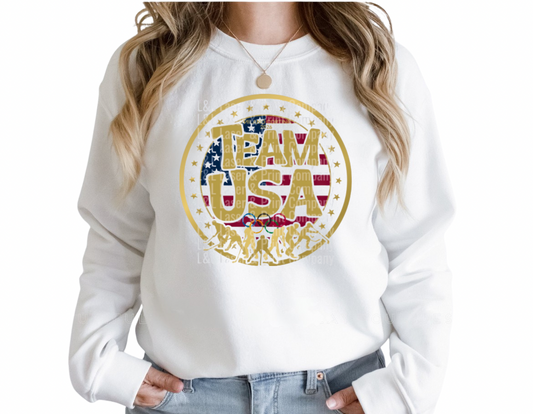 Team USA Gold Hockey Shirt