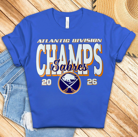 Buffalo Sabres Atlantic Division Champs 2026 Shirt