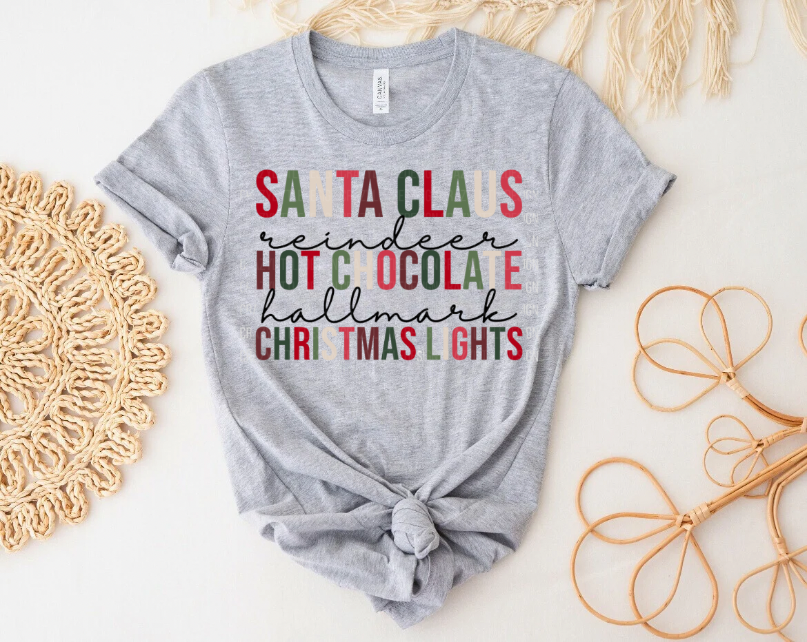 Santa Claus Reindeer Hot Cocoa Shirt