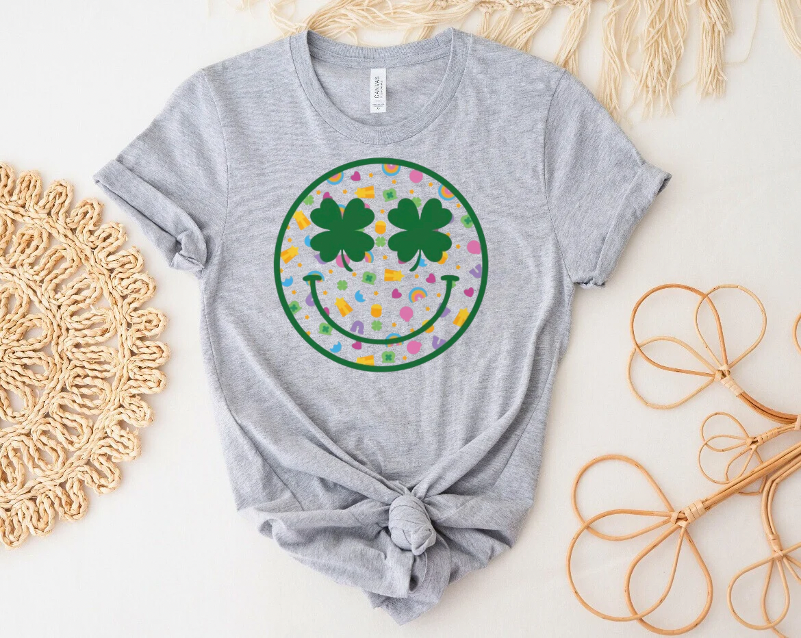 Lucky Charm Smiley Face Shirt