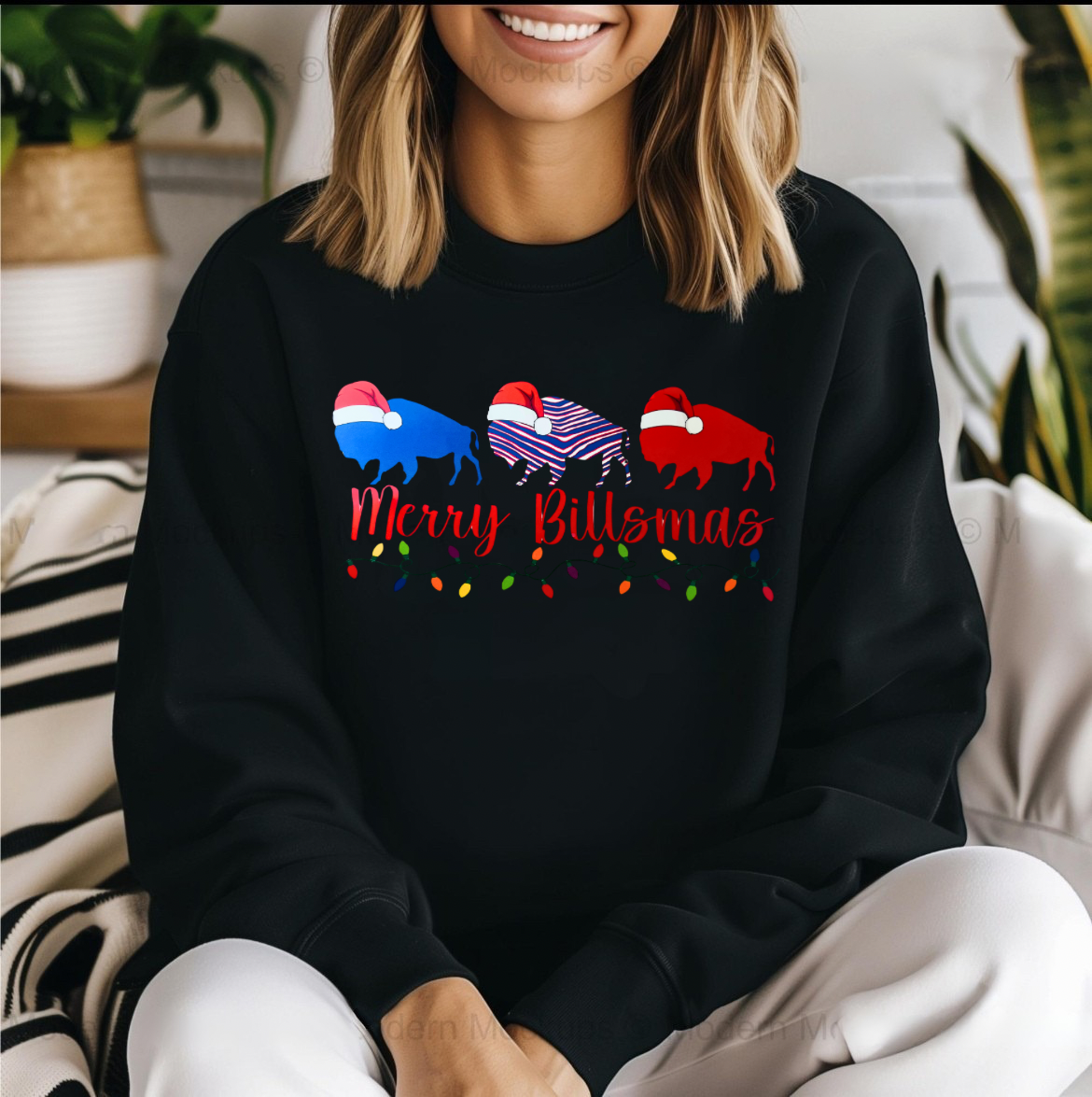Merry Billsmas Buffalo Sweatshirt