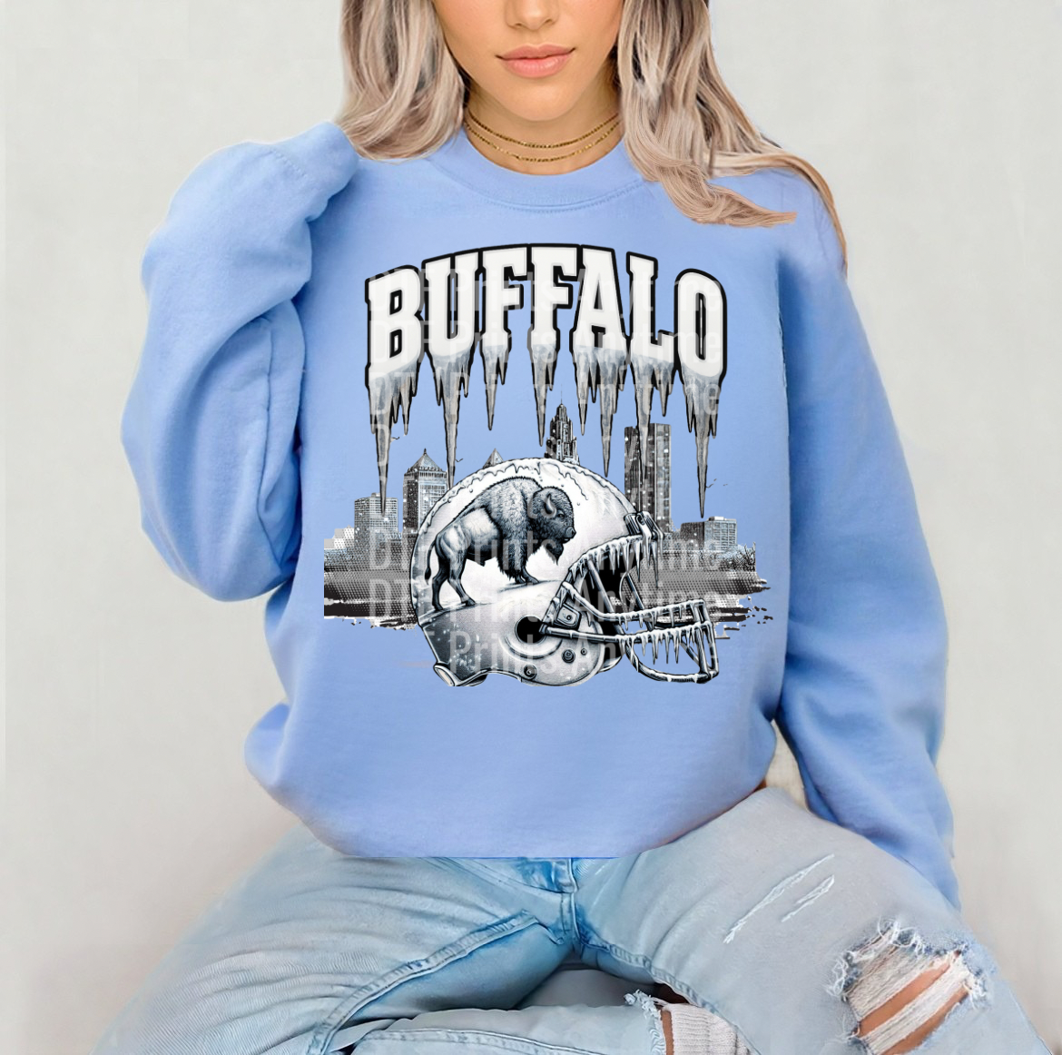 Buffalo Football Iced Out Sweatshirt