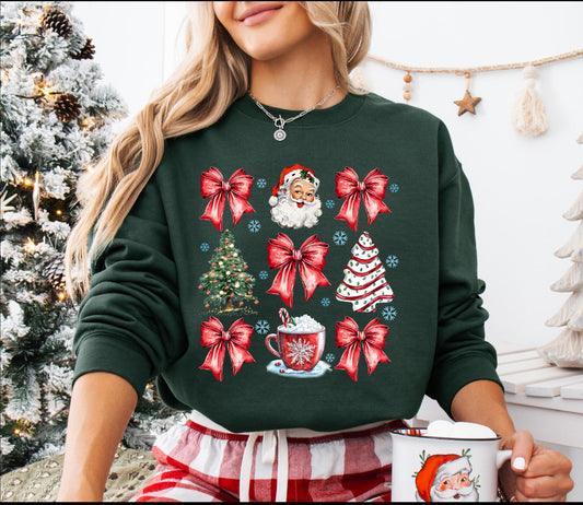 Christmas Coquette Bow Shirt