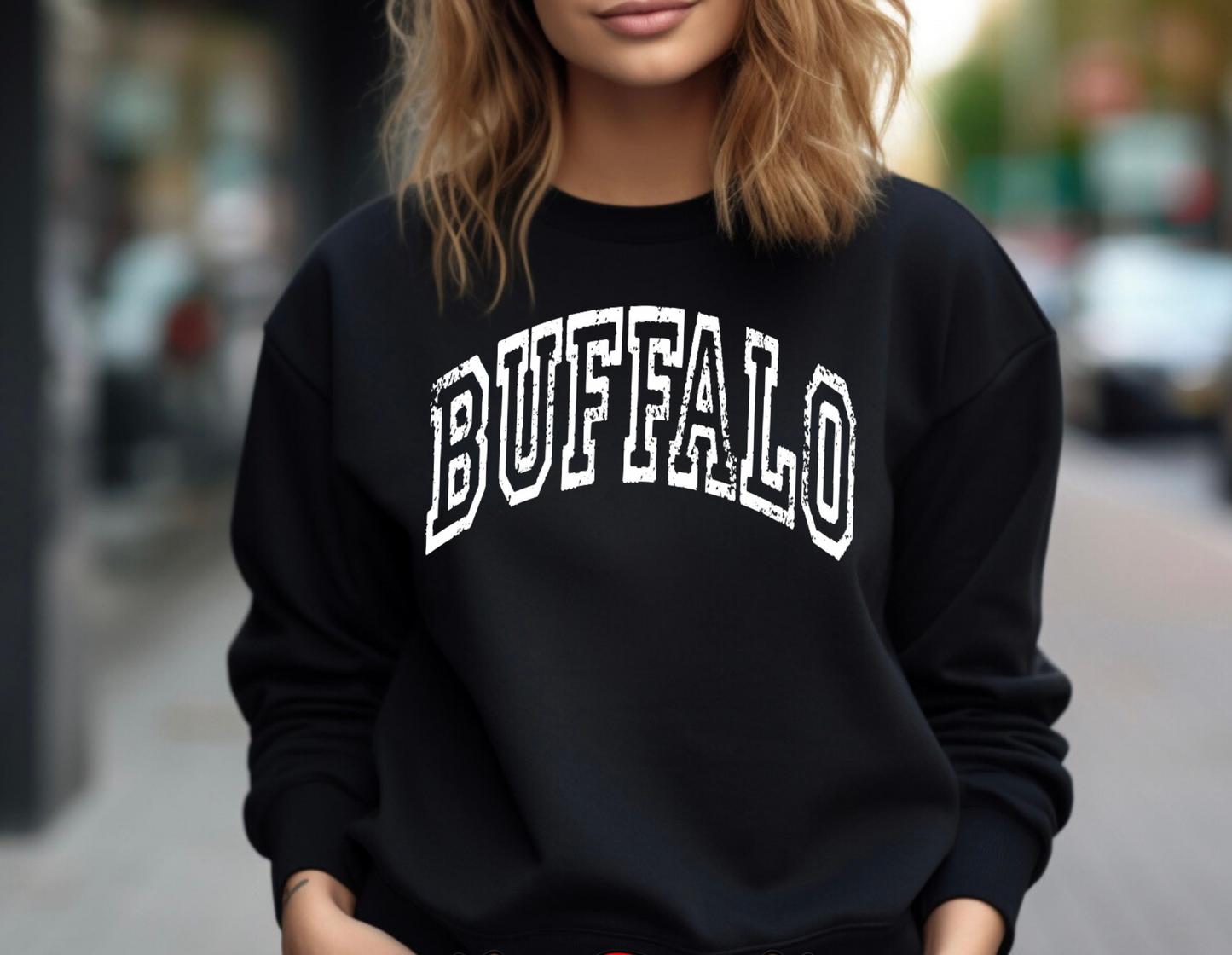 Buffalo Distressed Sweatshirt