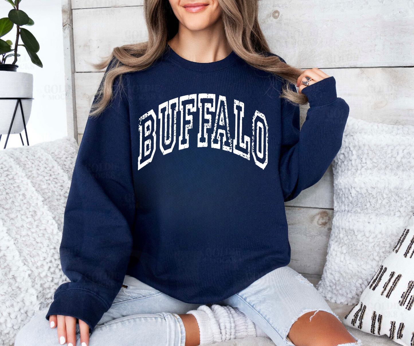 Buffalo Distressed Sweatshirt