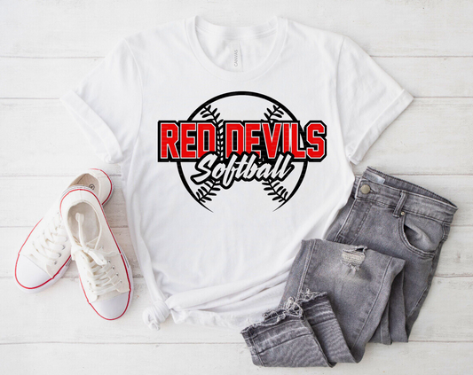 Red Devils Softball Shirt