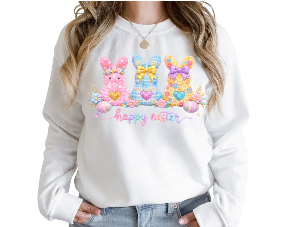 Faux Yarn Easter Bunny Shirt