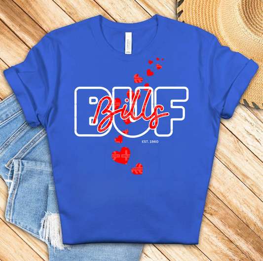 Buf Bills Hearts Shirt