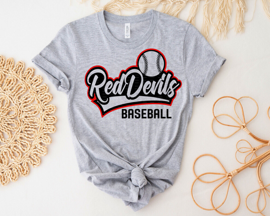 Red Devils Baseball Shirt