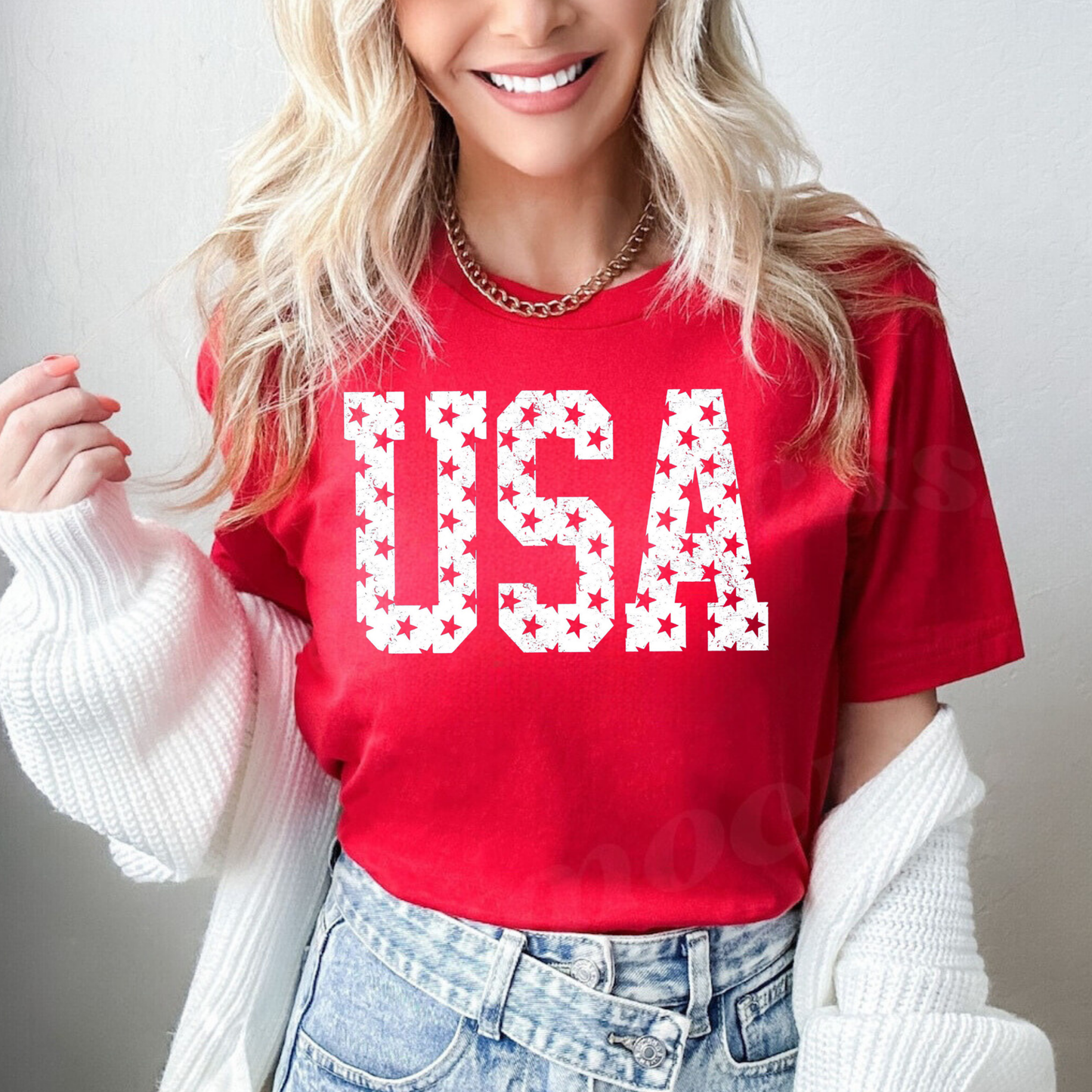 Distressed USA Shirt