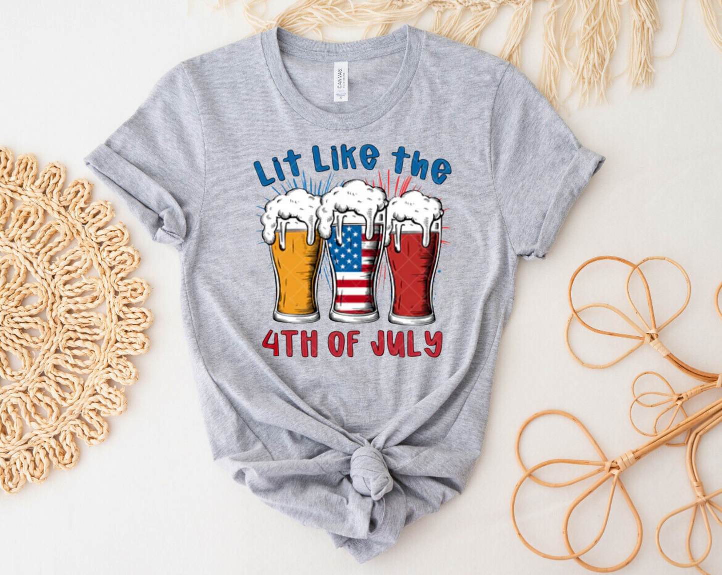 Lit Like the 4th of July Shirt