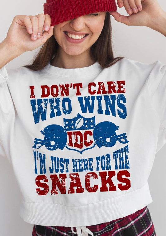 I Don’t Care Who Wins Super Bowl Shirt