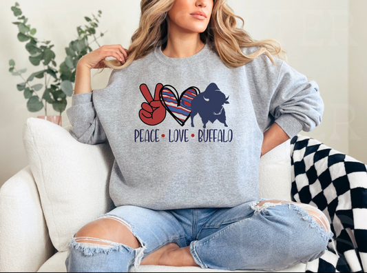 Peace Love Buffalo Shirt