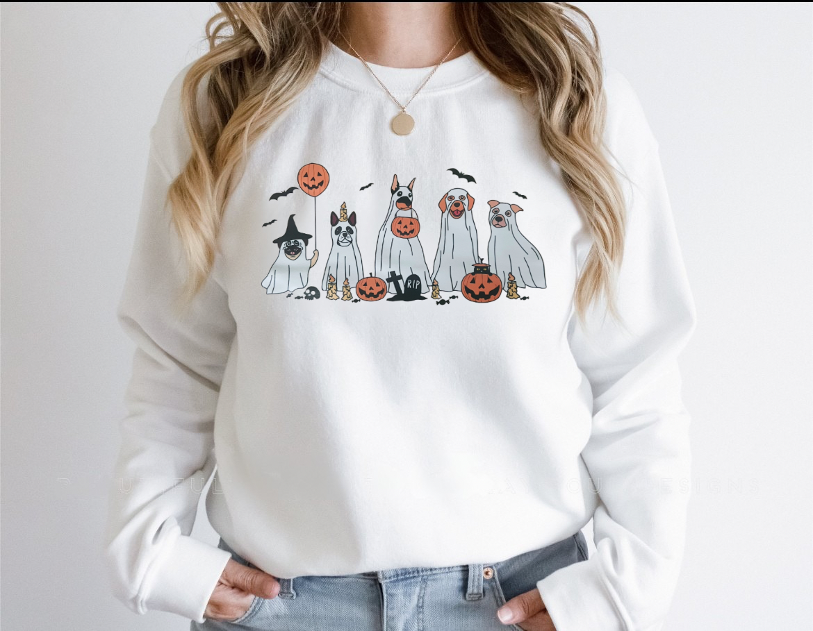 Retro Dog Halloween Shirt