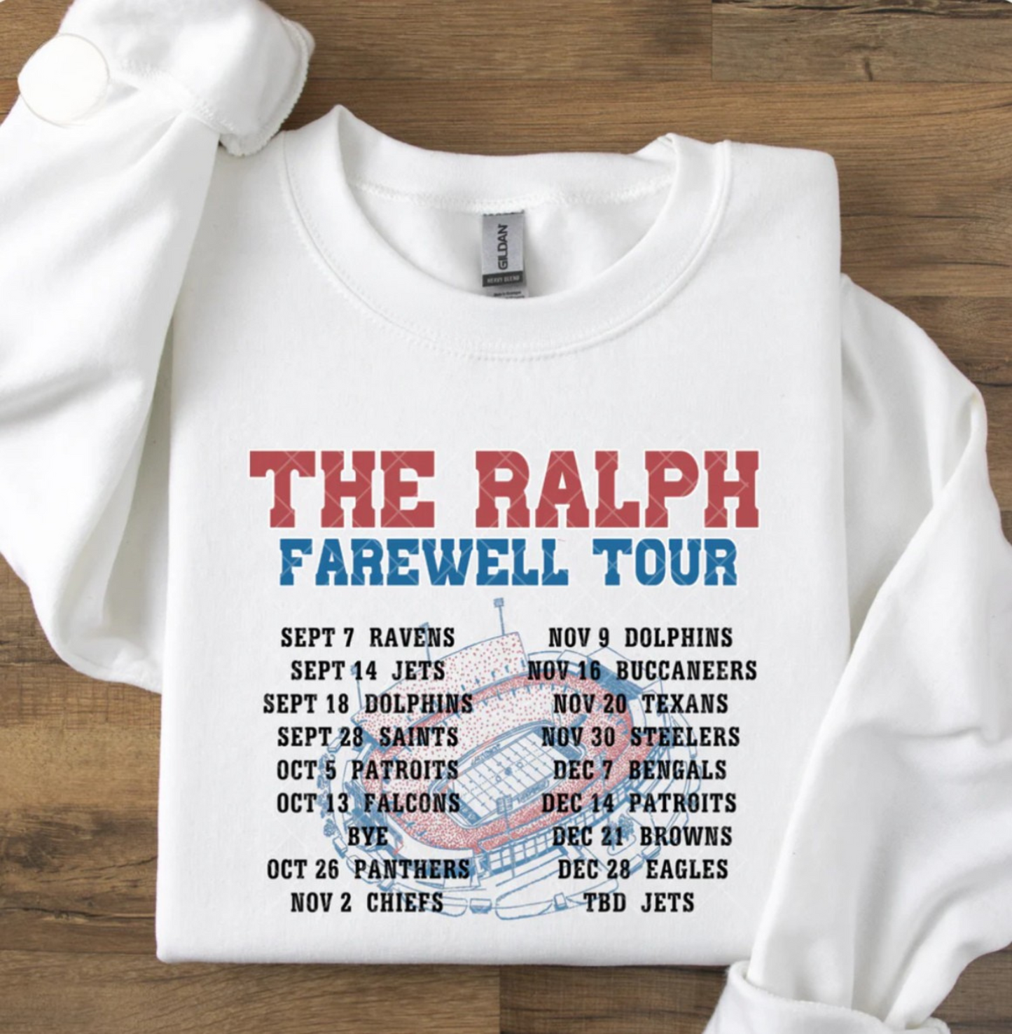 Ralph Wilson Farewell Tour Shirt