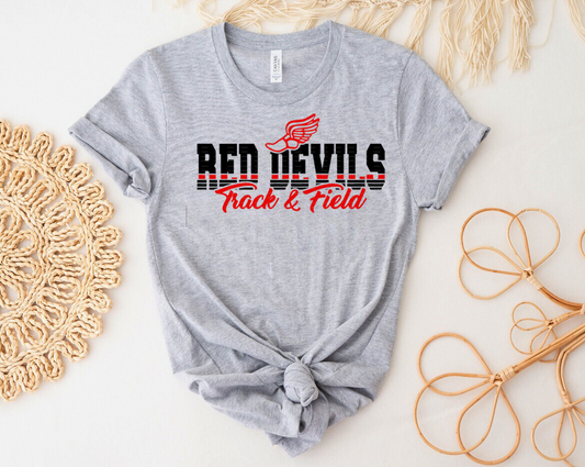 Red Devils Track & Field Shirt