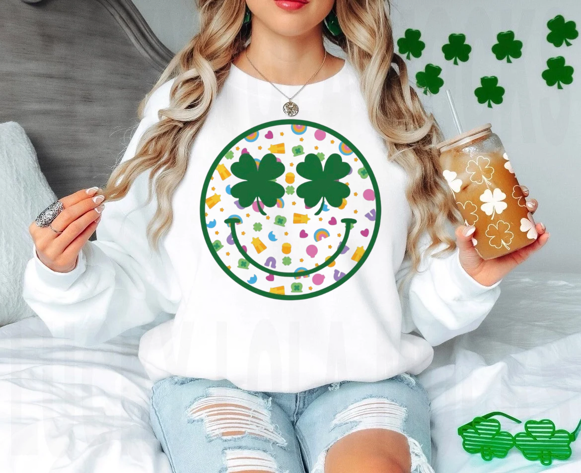 Lucky Charm Smiley Face Shirt