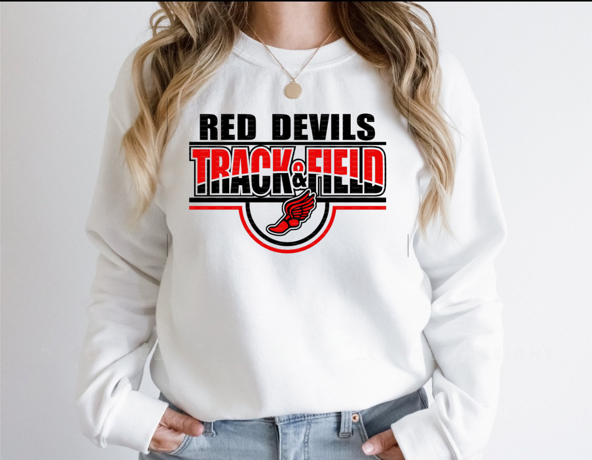 Red Devils Track & Field Shirt