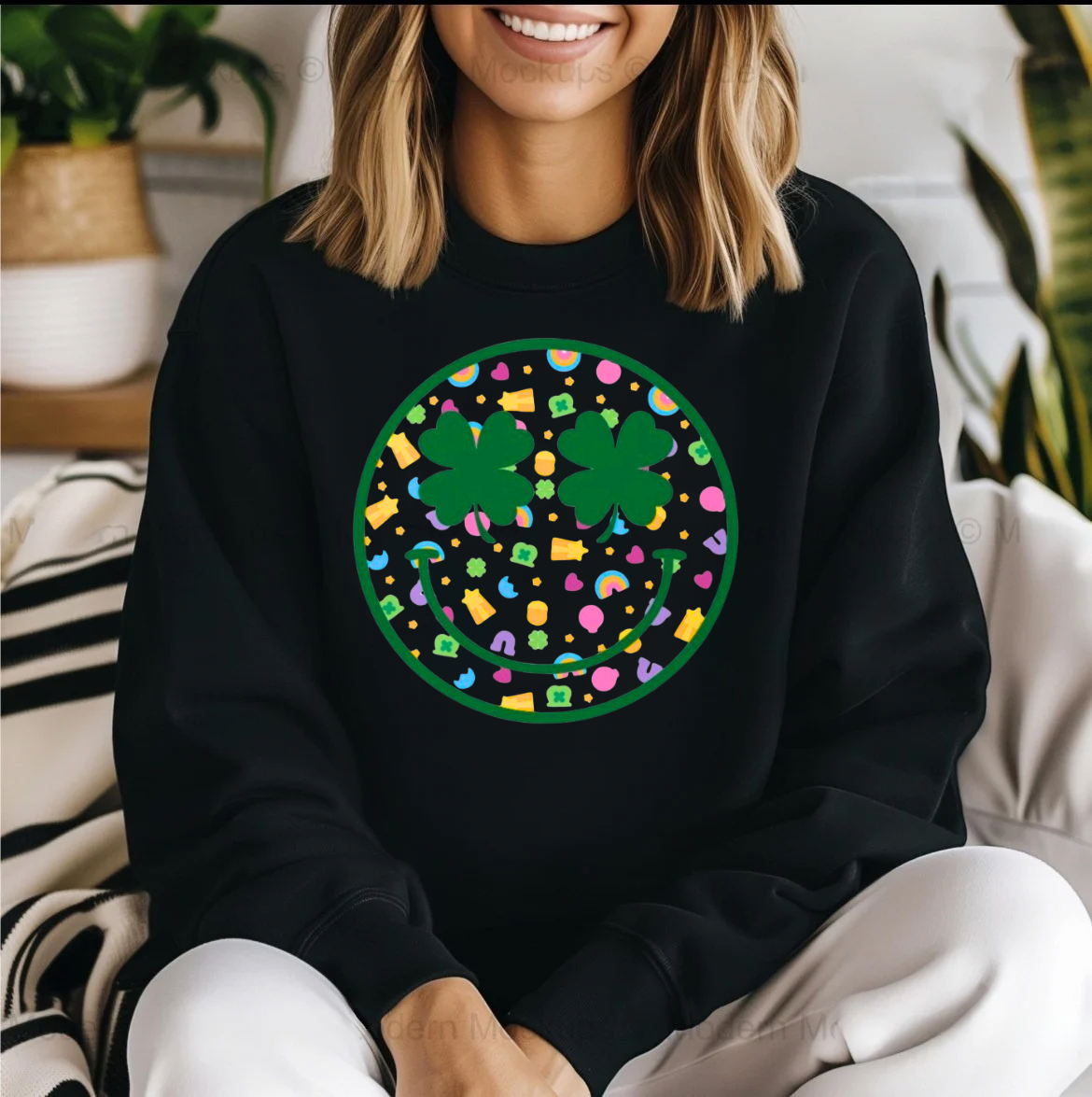 Lucky Charm Smiley Face Shirt