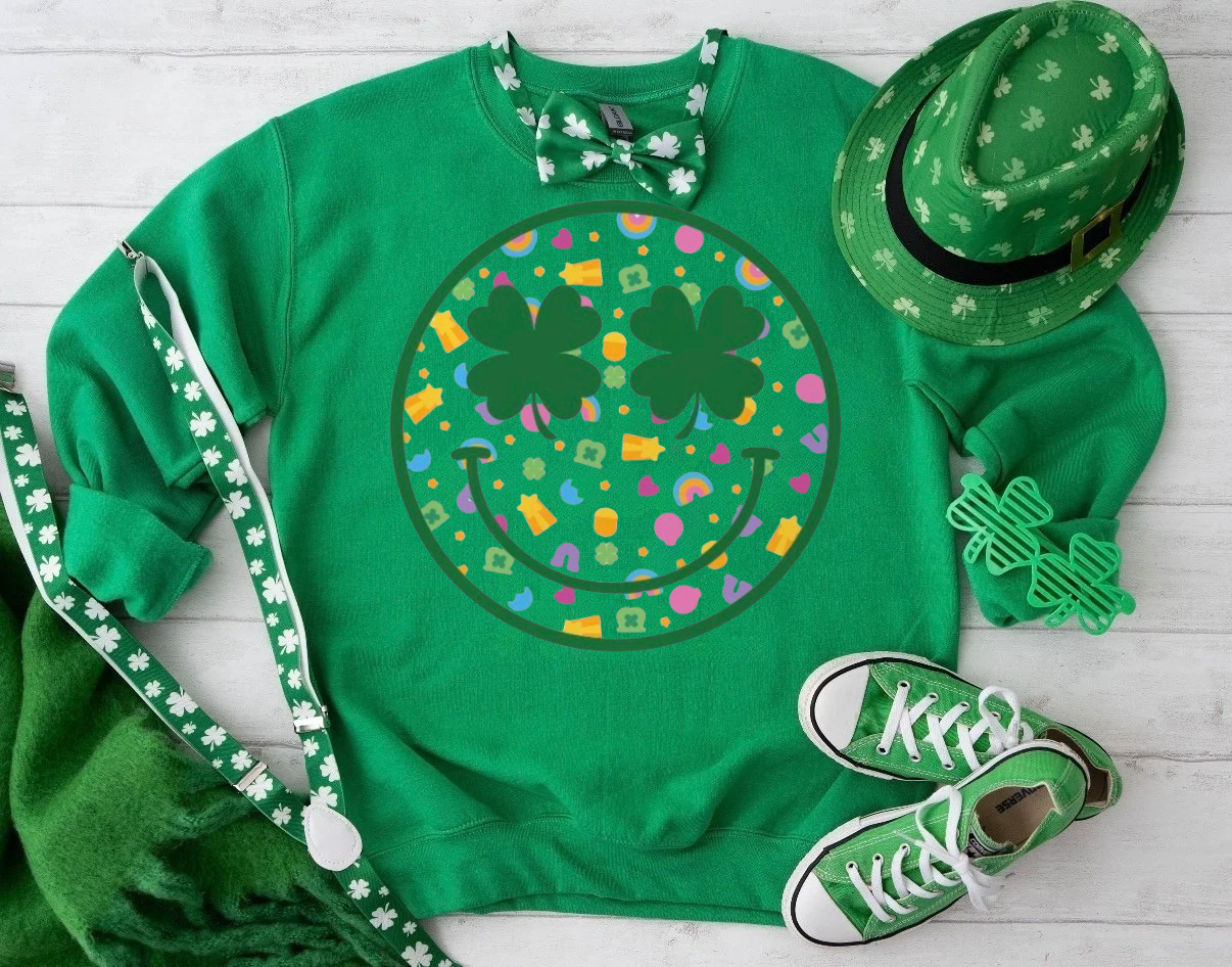 Lucky Charm Smiley Face Shirt