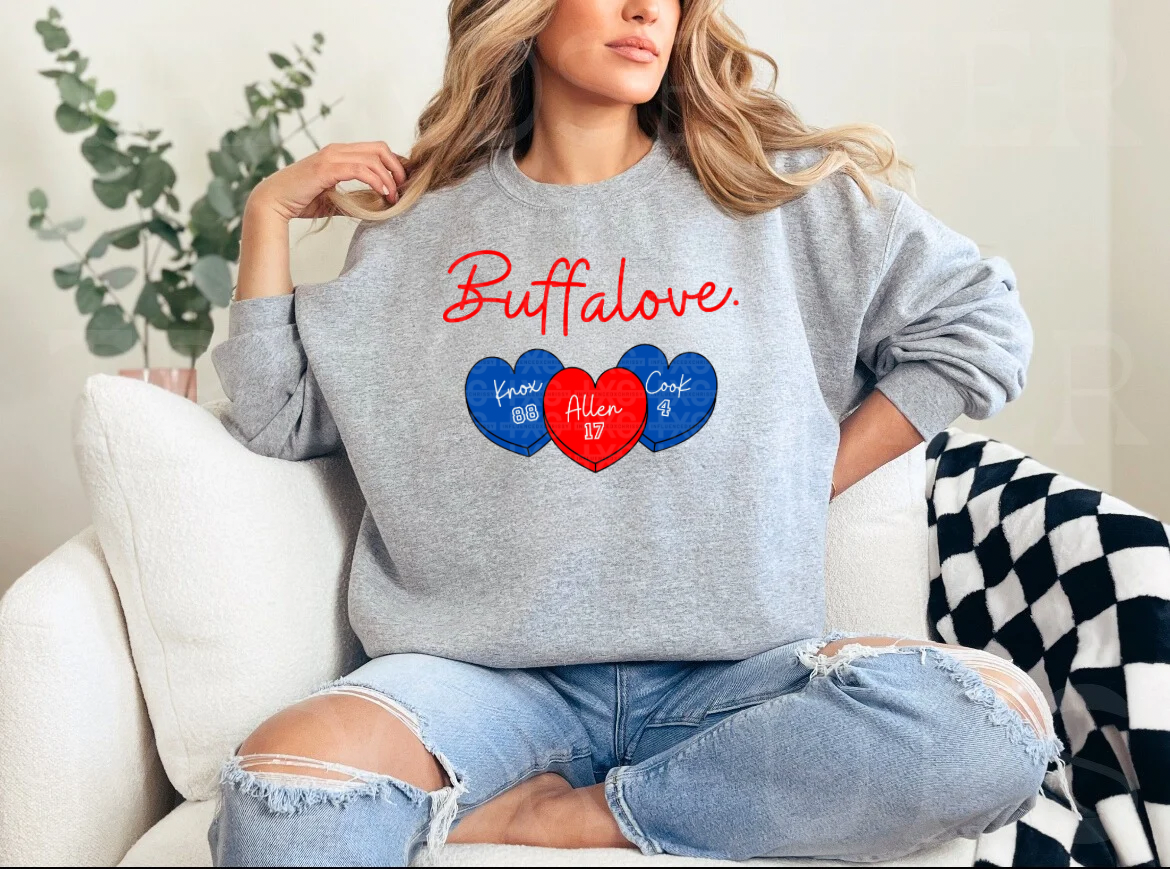 Buffalove Valentine Sweatshirt