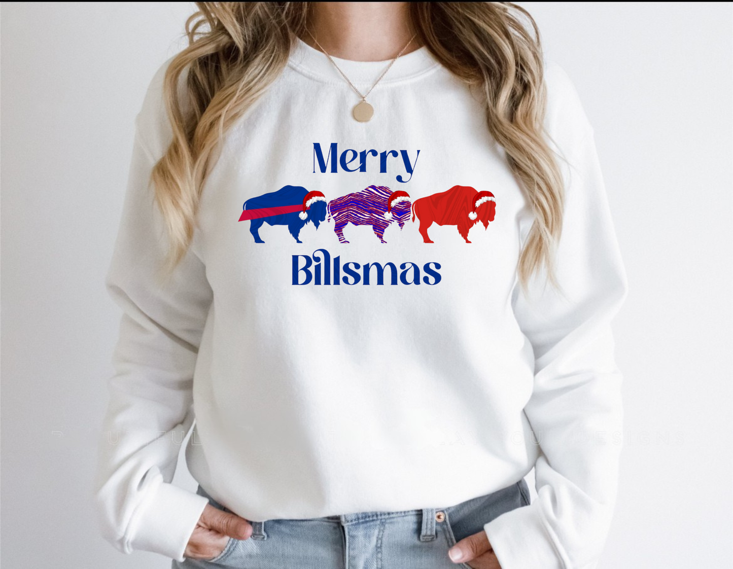 Merry Billsmas Buffalo Sweatshirt