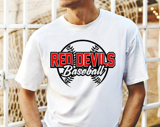 Red Devils Baseball Shirt