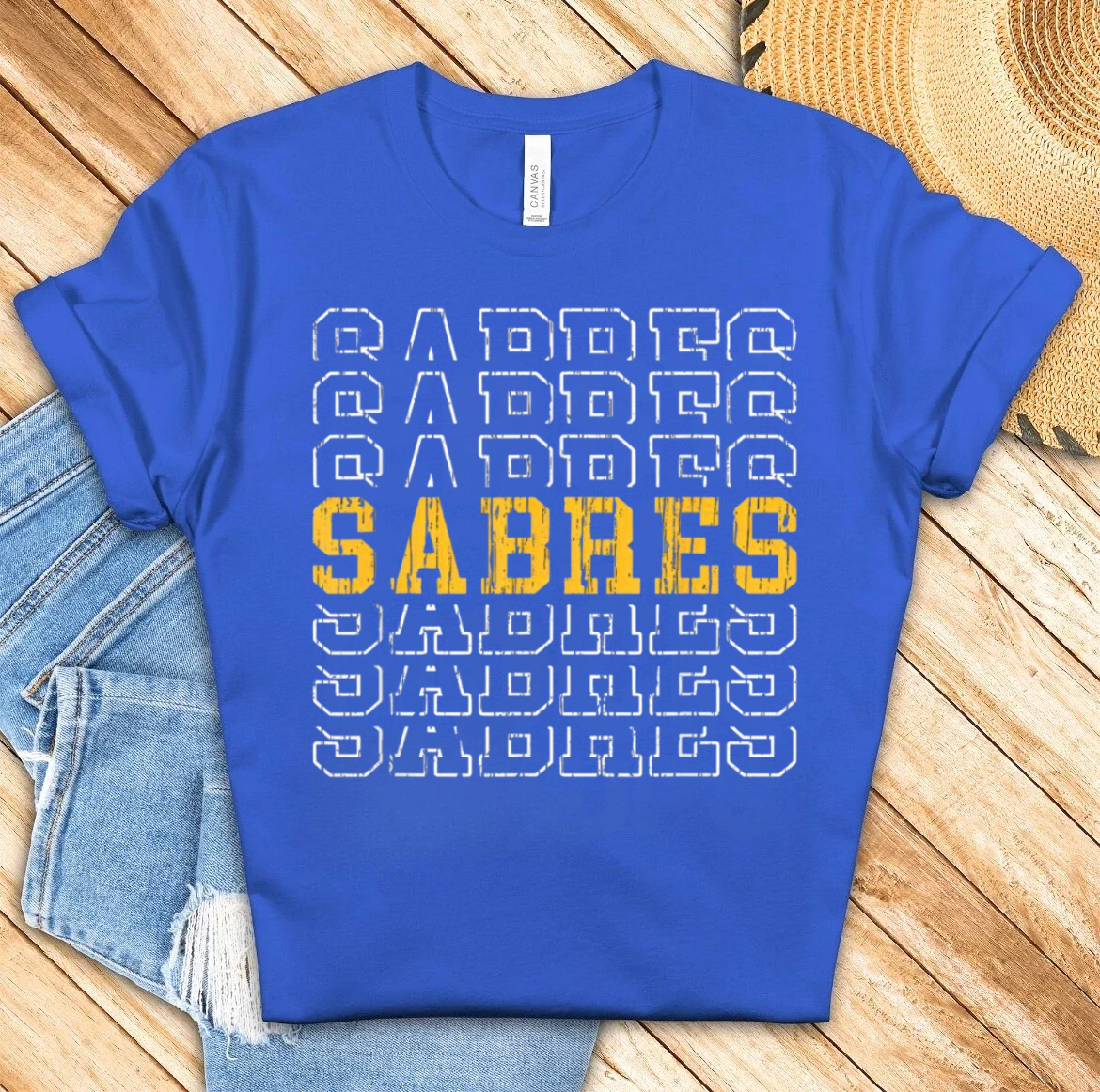 Buffalo Sabres Distressed Shirt