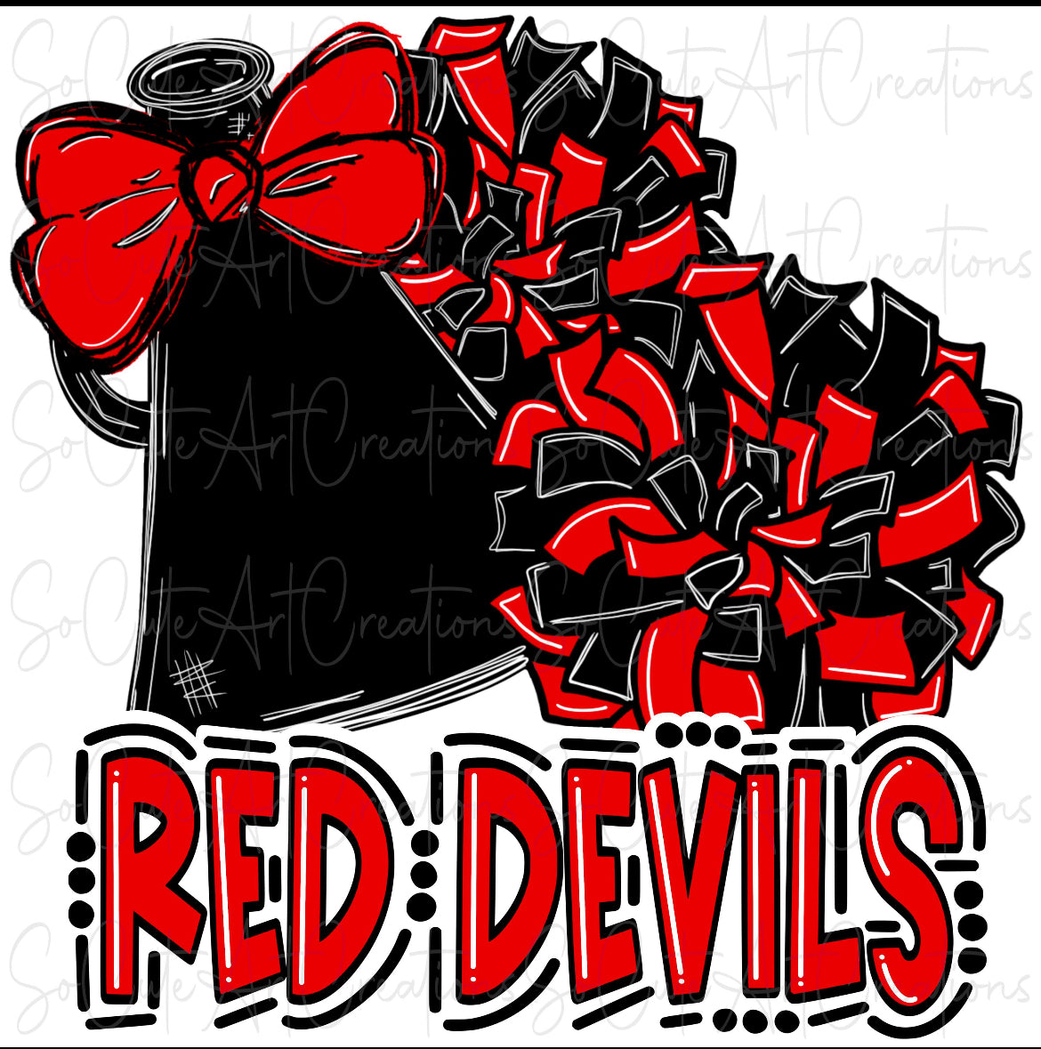 Red Devils Cheer Shirt