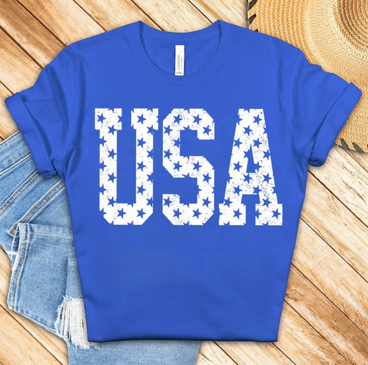 Distressed USA Shirt
