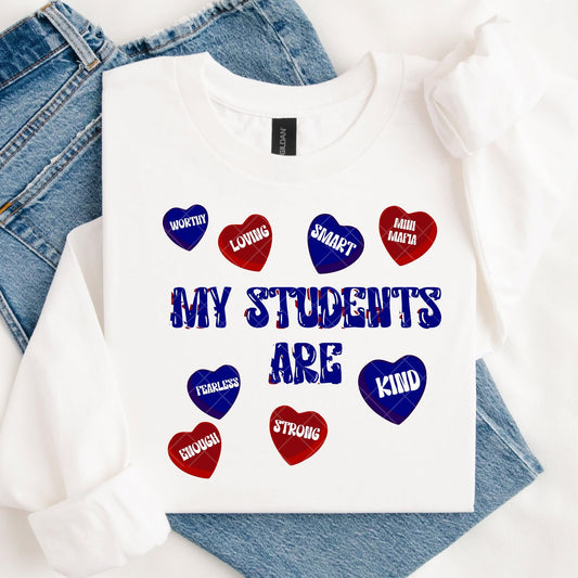 Buffalo Bills Teacher Valentine Sweatshirt
