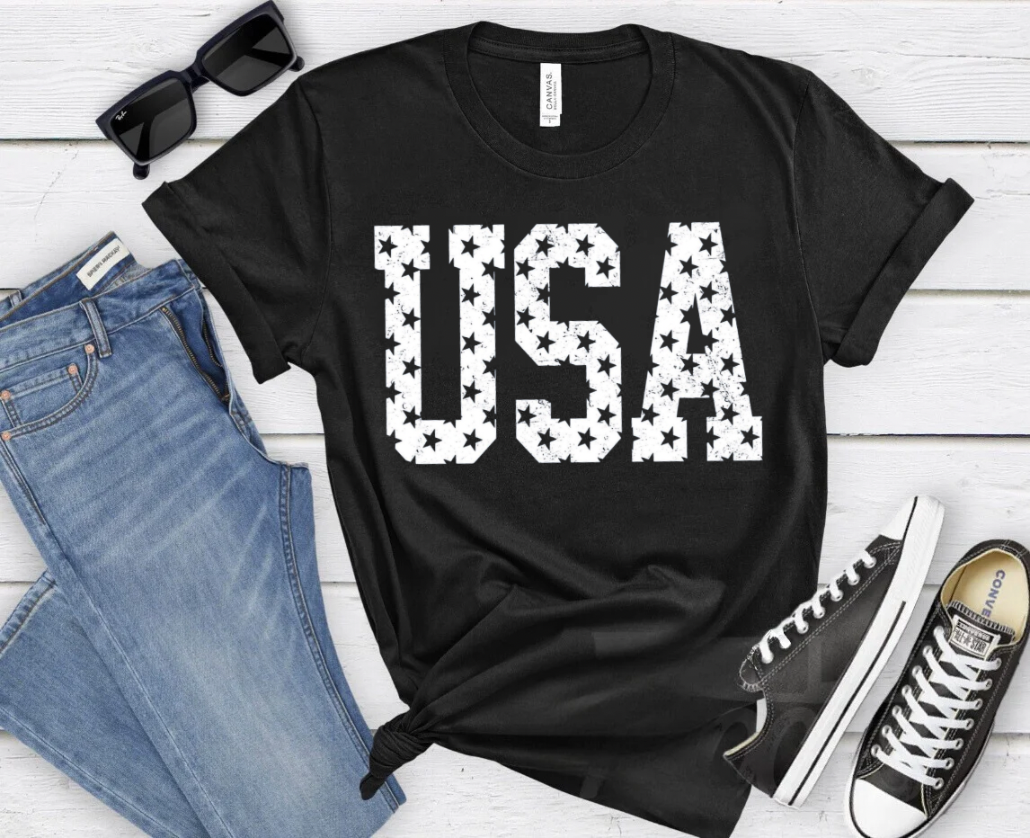 Distressed USA Shirt