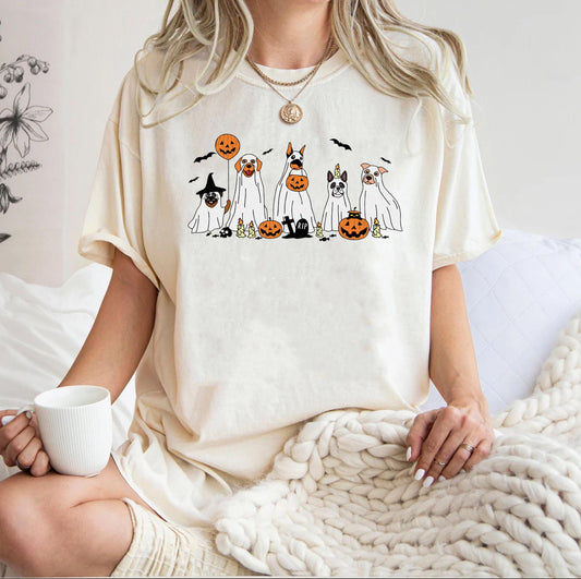 Retro Dog Halloween Shirt