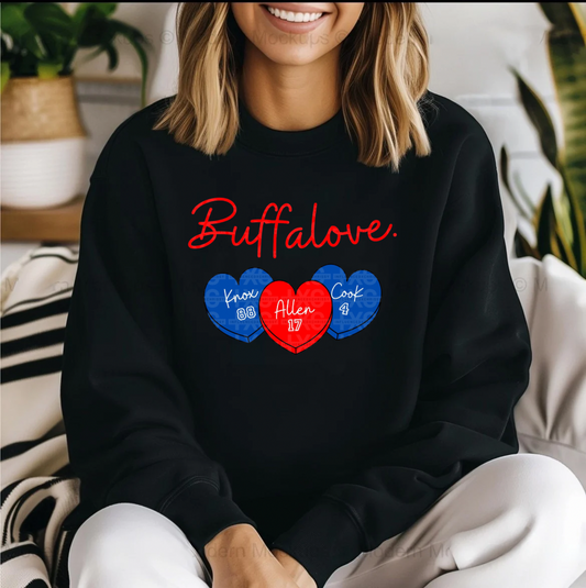 Buffalove Valentine Sweatshirt