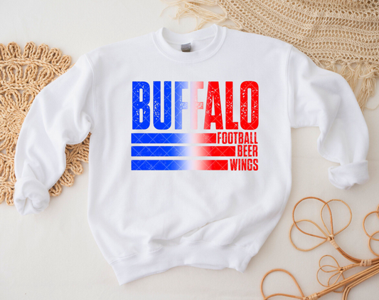 Buffalo Football Beer Wings Shirt