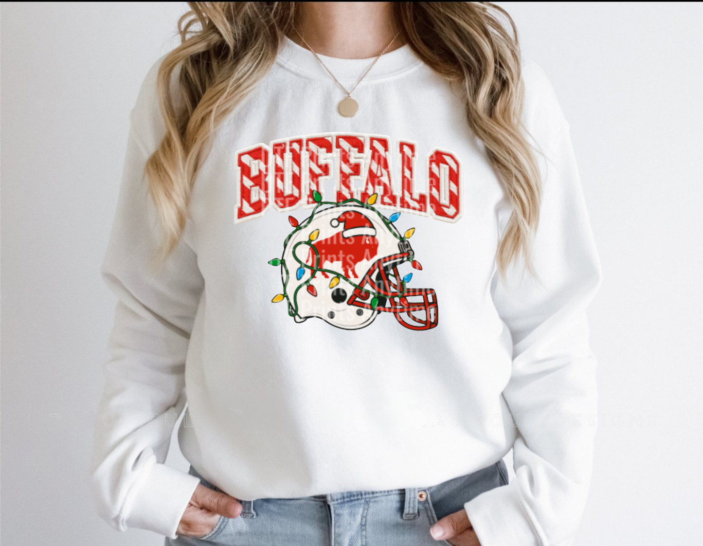Buffalo Football Christmas Sweatshirt