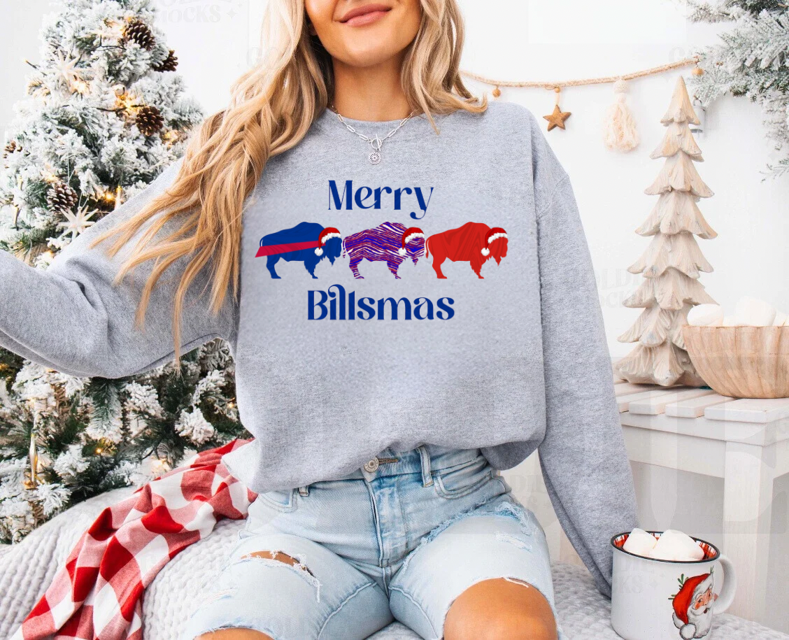 Merry Billsmas Buffalo Sweatshirt
